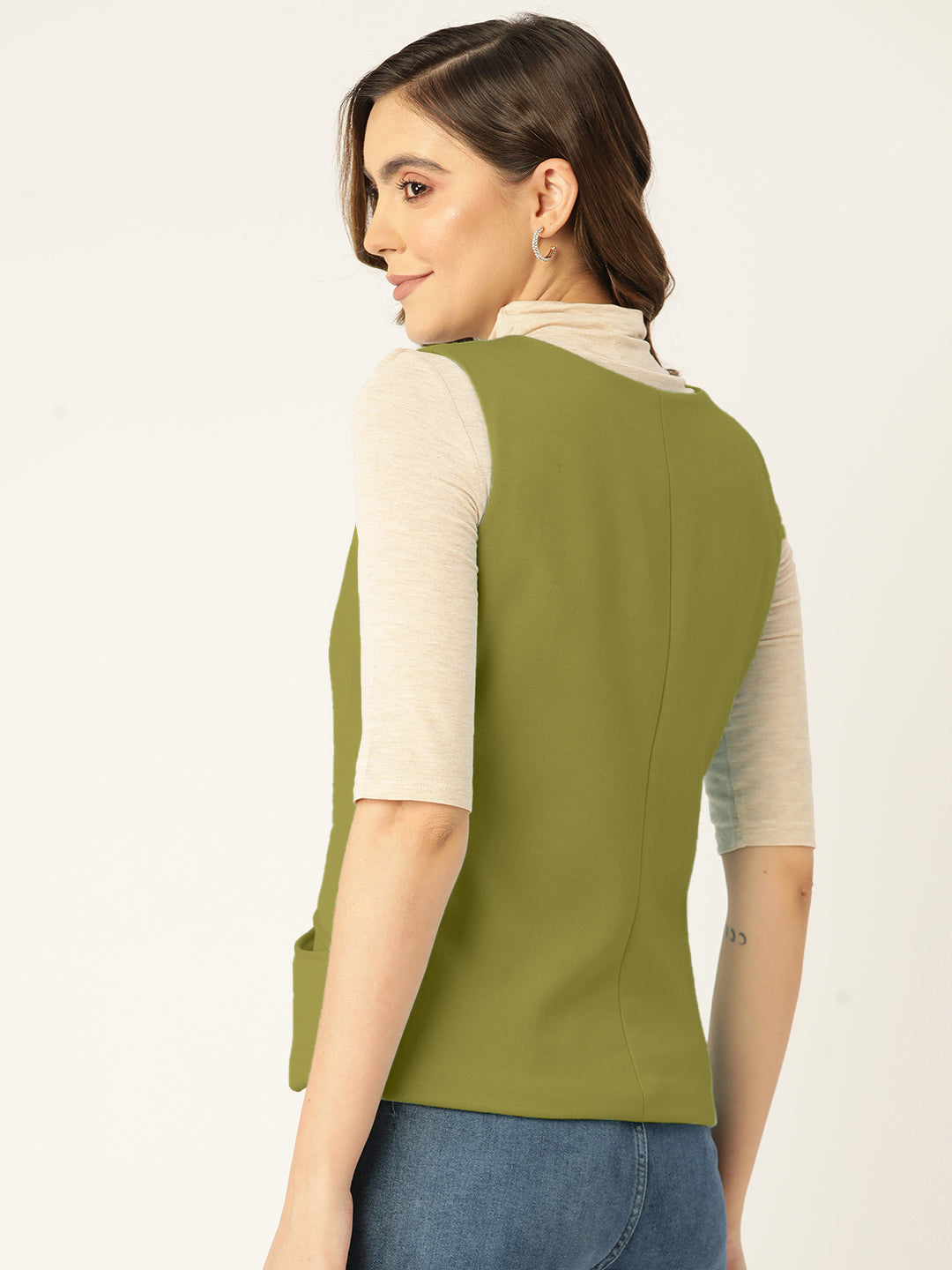 V-Neck Fleece Waistcoat