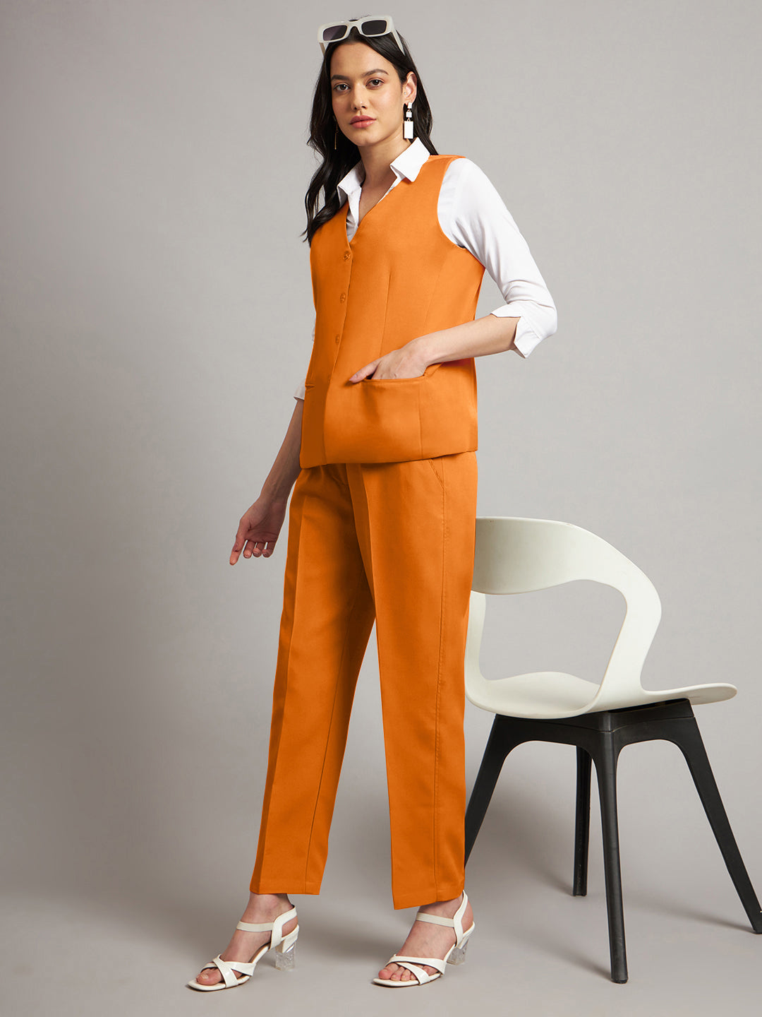 Waistcoat With Trousers Suit