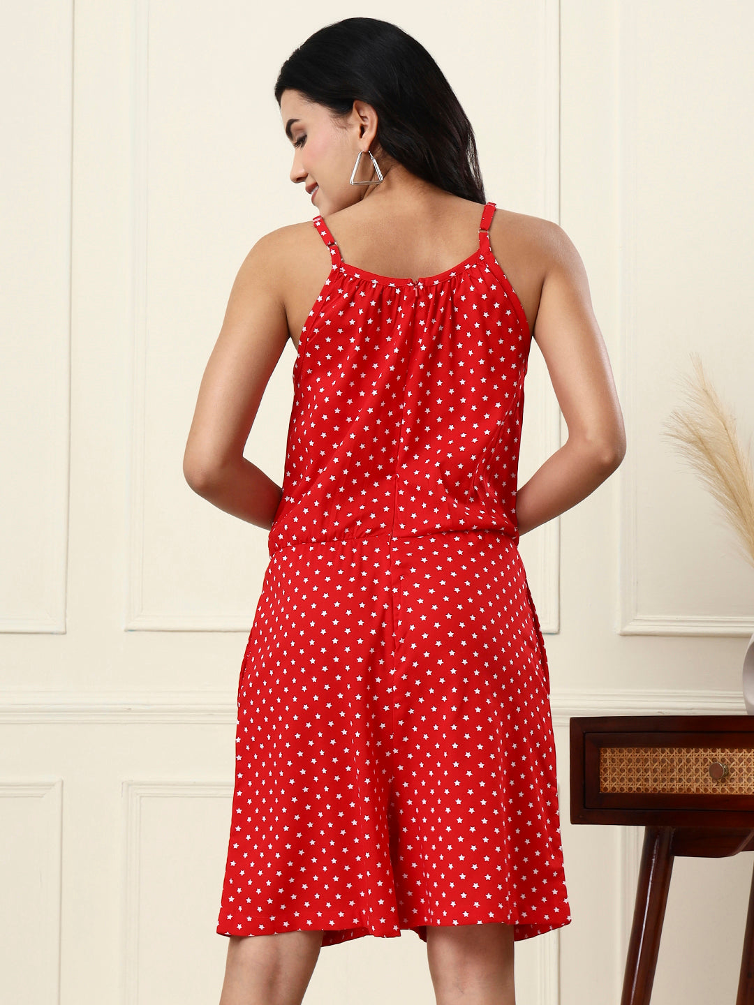Strappy Printed Playsuit