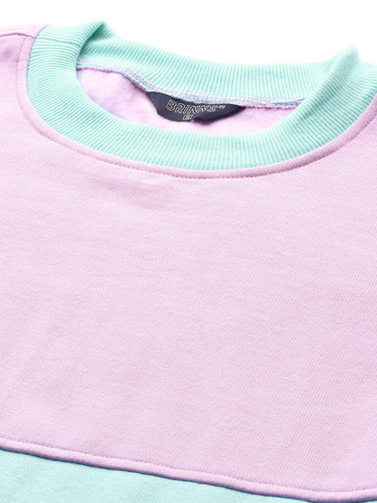 Colourblocked Pullover Sweatshirt