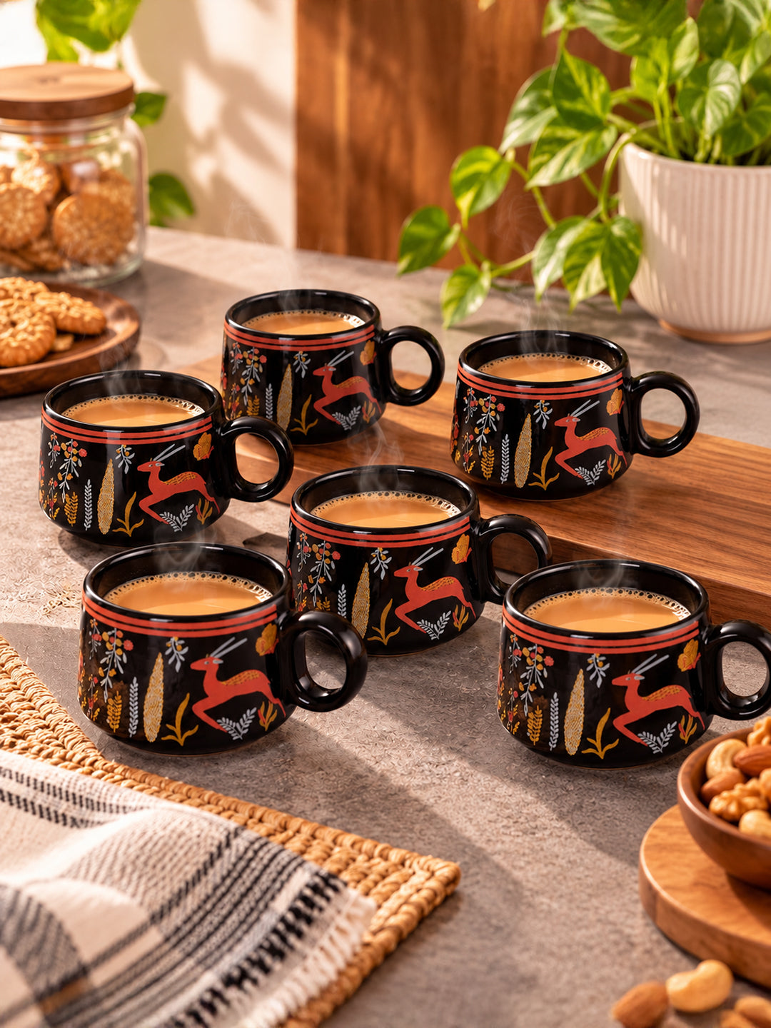Coffee Mugs Set of 6 | 200 ml