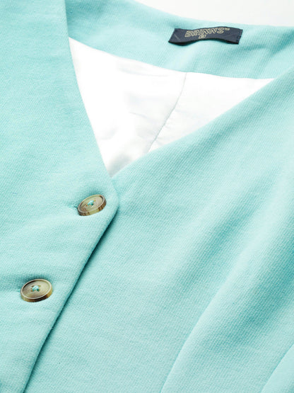 V-Neck Fleece Waistcoat