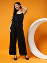 Printed Shoulder Straps Sleeveless Jumpsuit