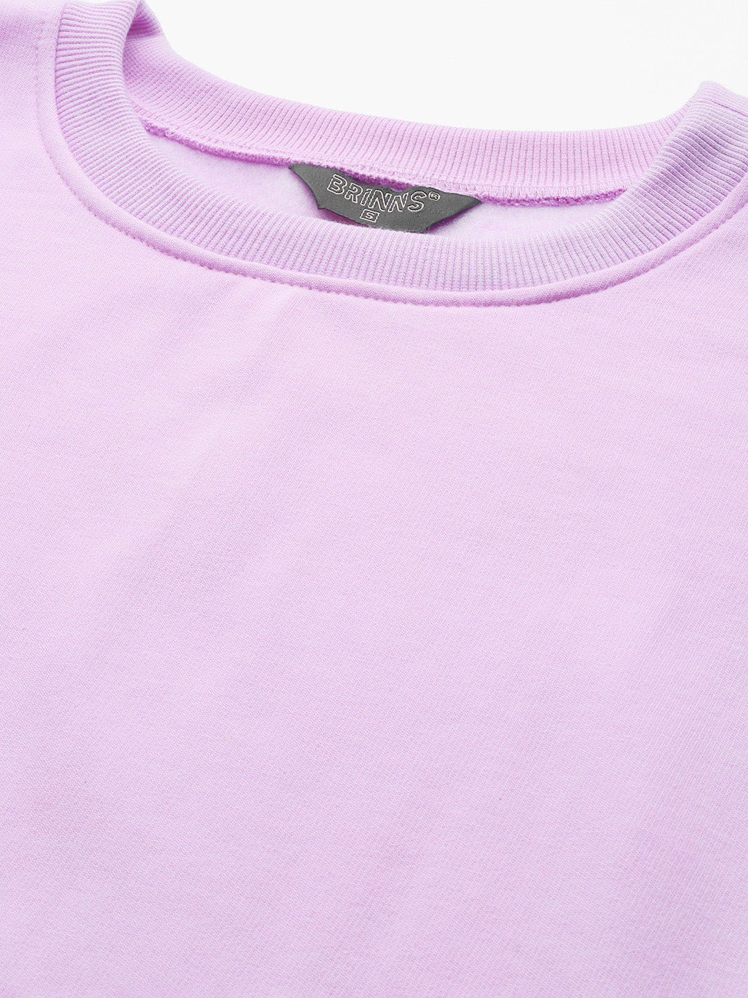 Solid Fleece Pullover Sweatshirt with Pockets