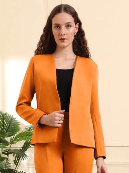 Formal Front Open Blazers