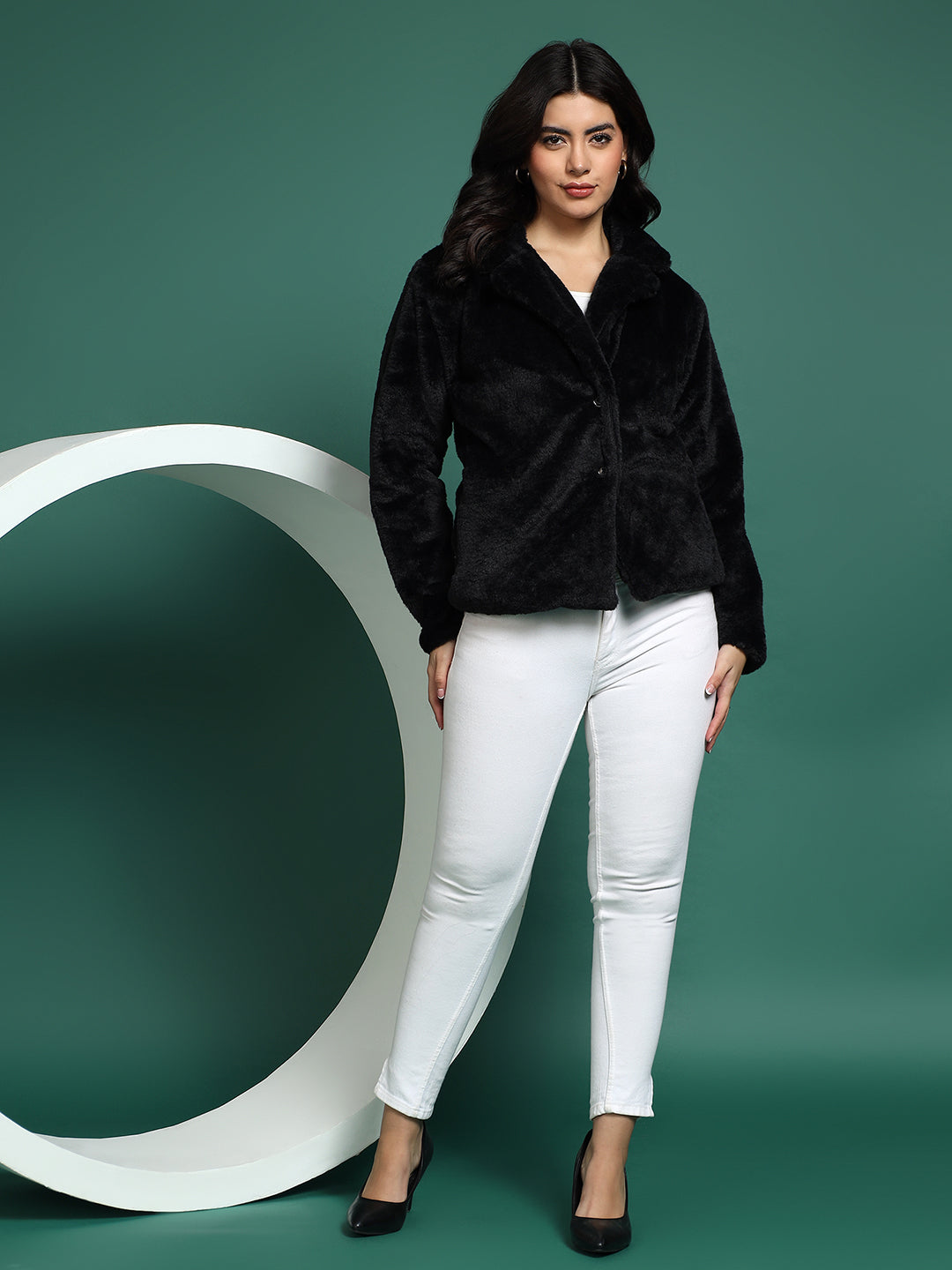 Single-Breasted Winter Coat
