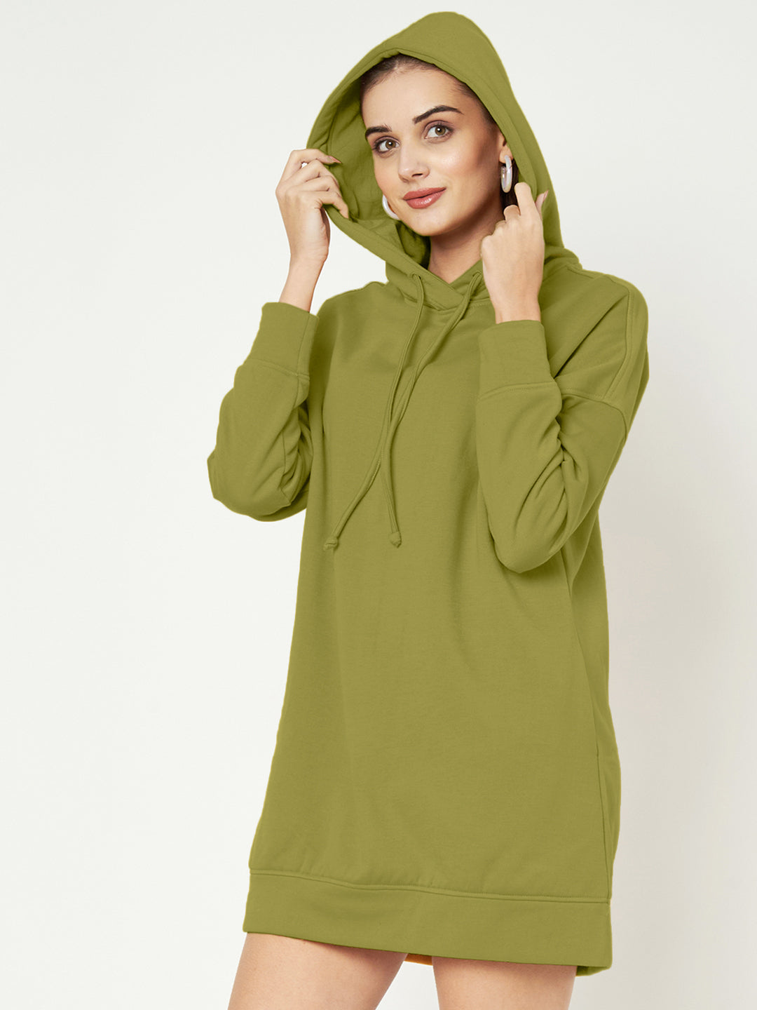 Hooded Longline Sweatshirt