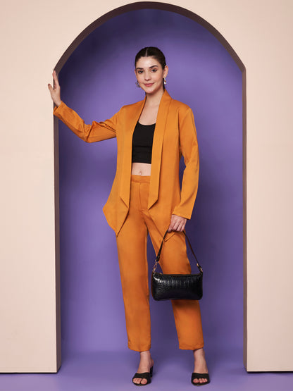 Shawl Collar Blazer With Trousers Two Pieces Formal Suit