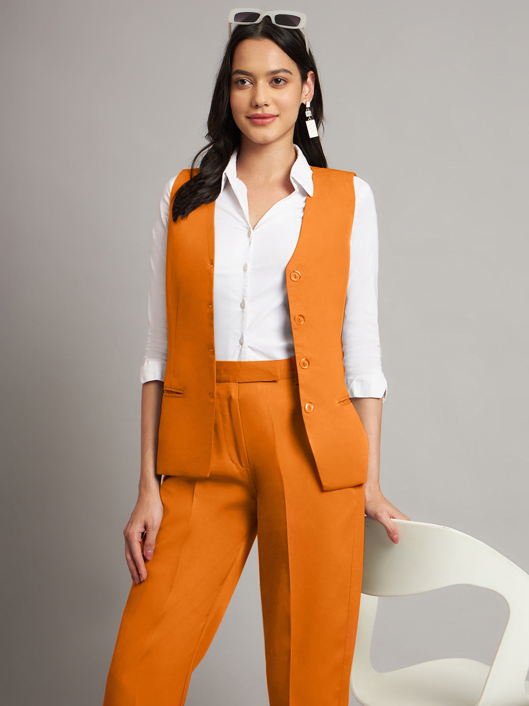 Waistcoat With Trousers Suit