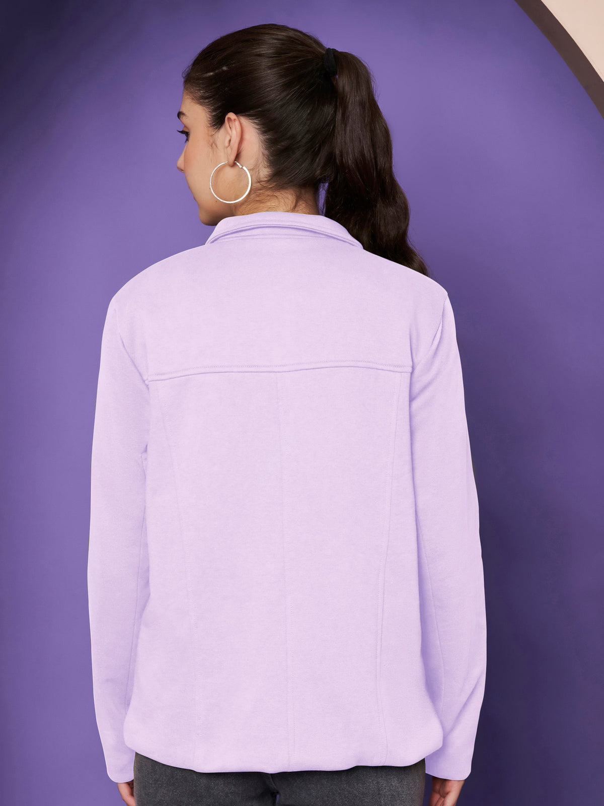 Casual Fleece Buttoned Jacket
