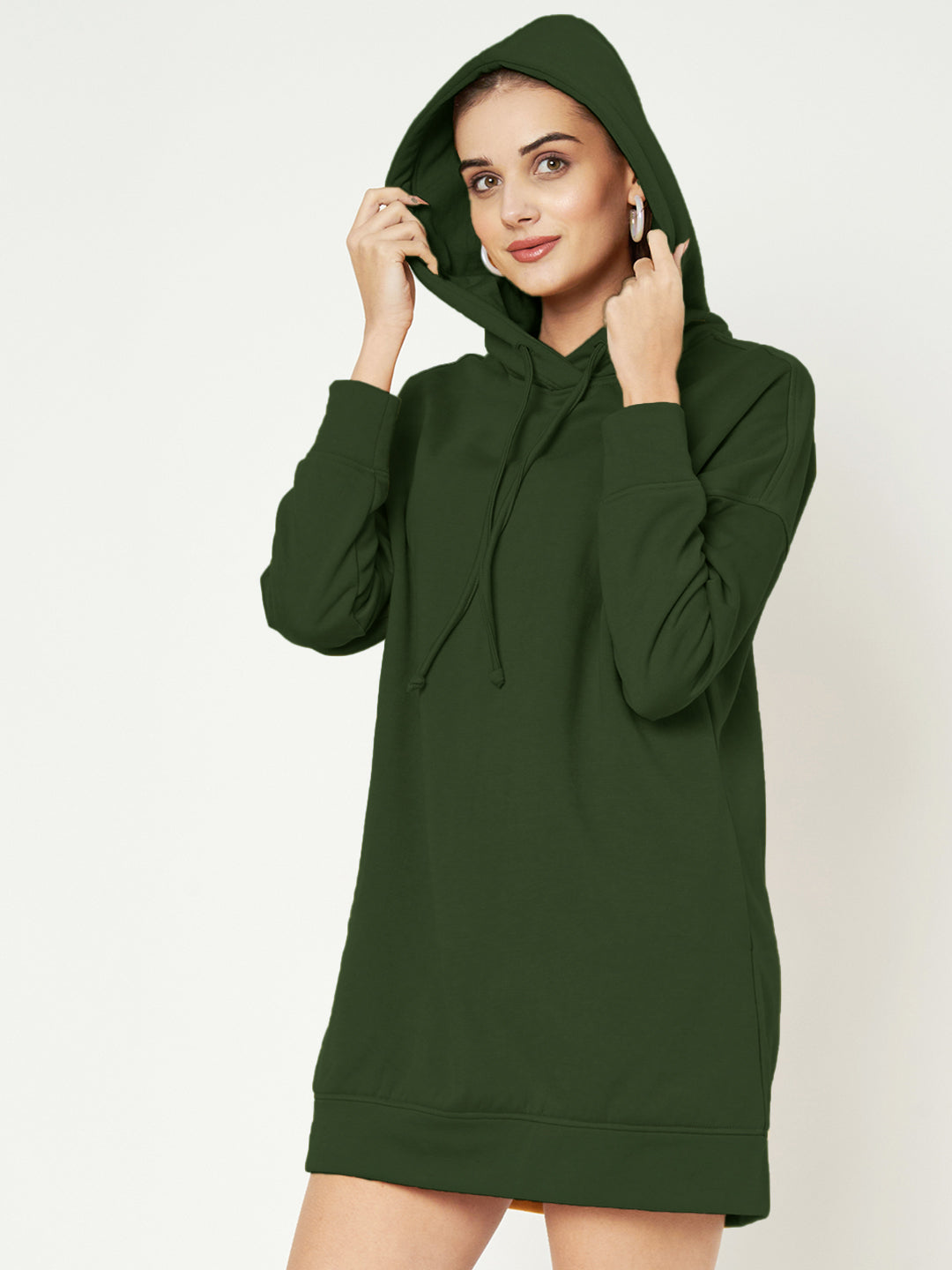 Hooded Longline Sweatshirt