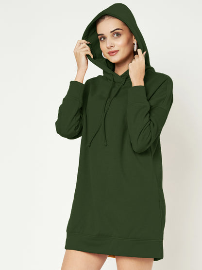 Hooded Longline Sweatshirt