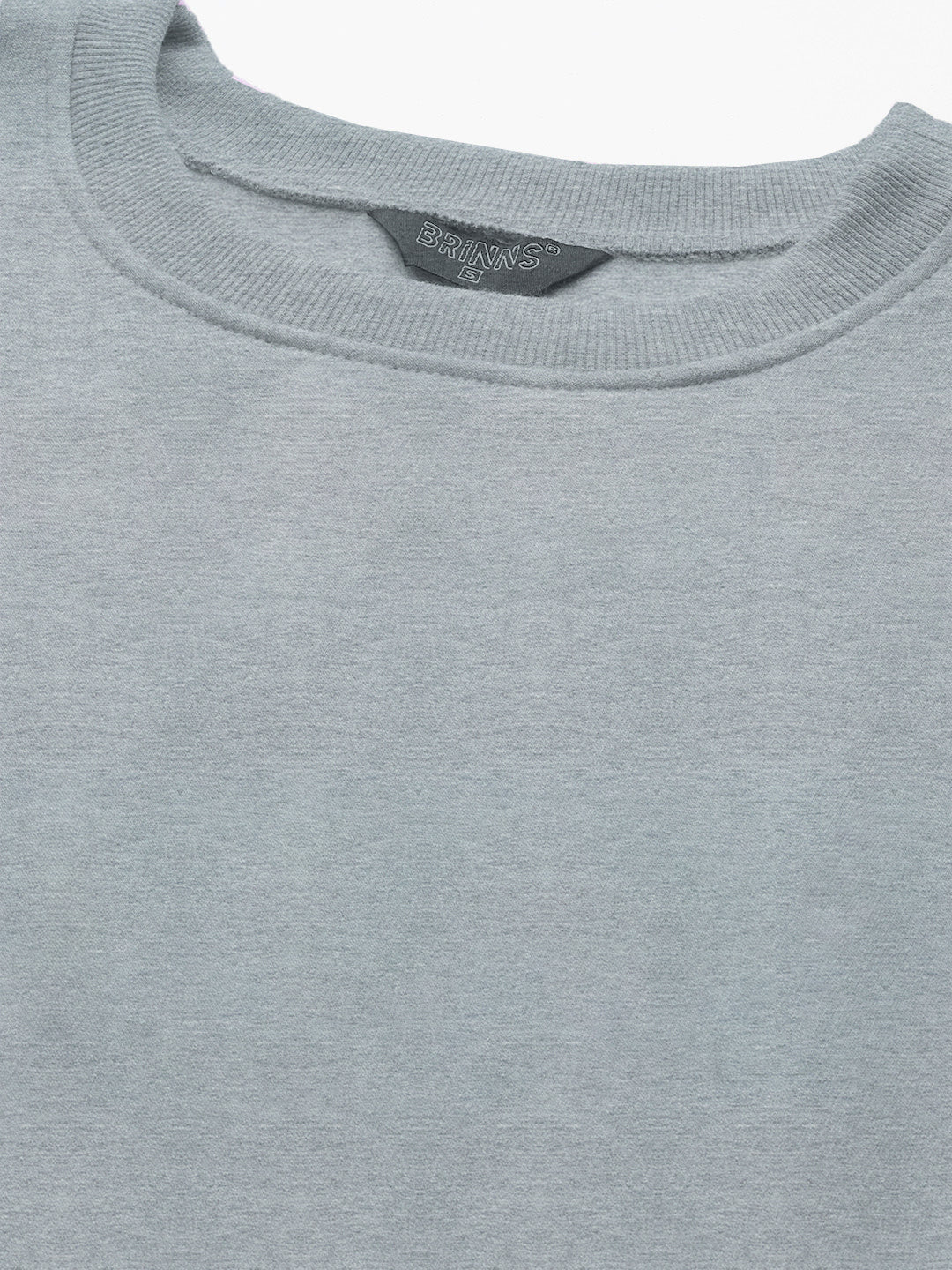 Solid Fleece Pullover Sweatshirt with Pockets