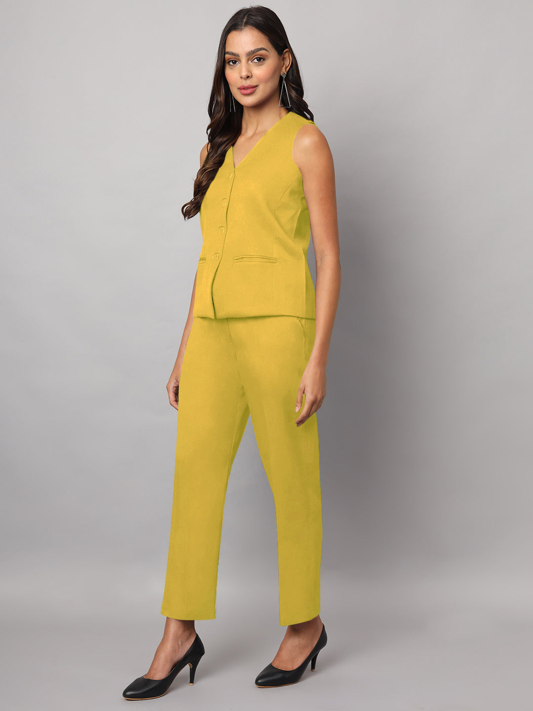 Waistcoat With Trousers Suit
