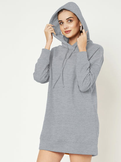 Hooded Longline Sweatshirt