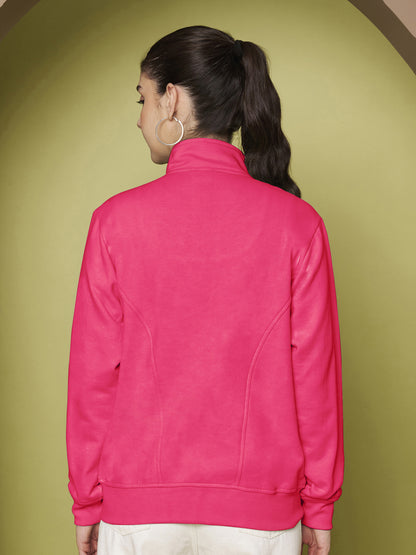 Stand-Collar Jacket with Front Pockets