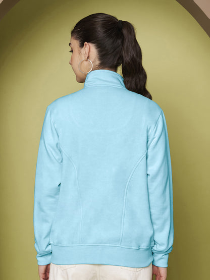 Stand-Collar Jacket with Front Pockets