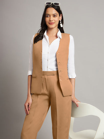 Waistcoat With Trousers Suit