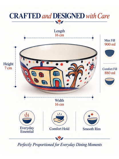 Dinner Serving Bowls | 900 ml