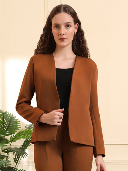 Formal Front Open Blazers