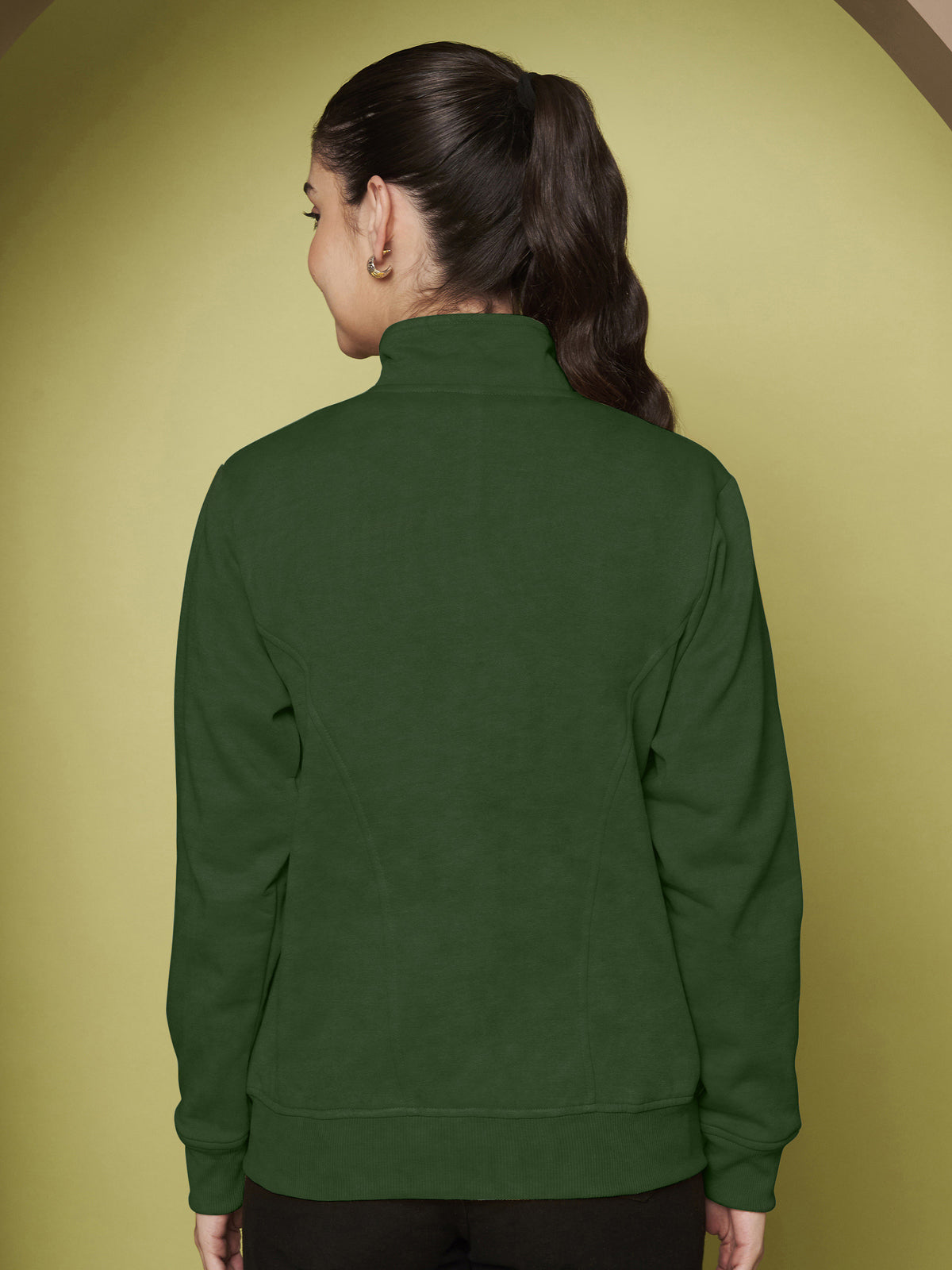 Stand-Collar Jacket with Front Pockets