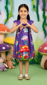 Poppylane-Printed Fit & Flare Dress