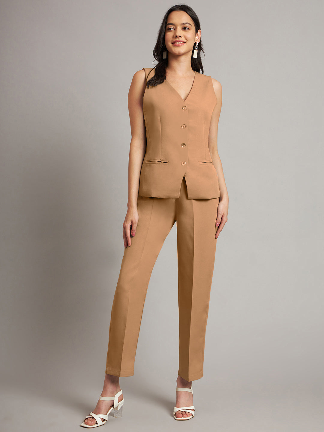 Waistcoat With Trousers Suit