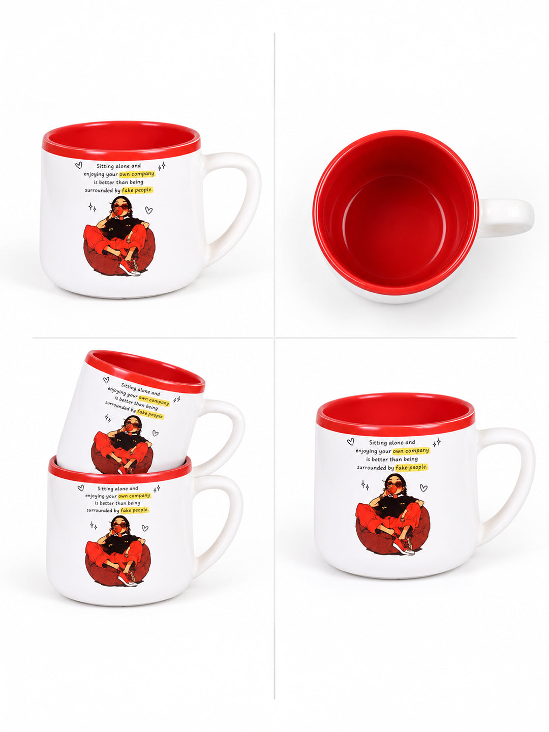 Gen-Z Coffee Mugs - 375 ml