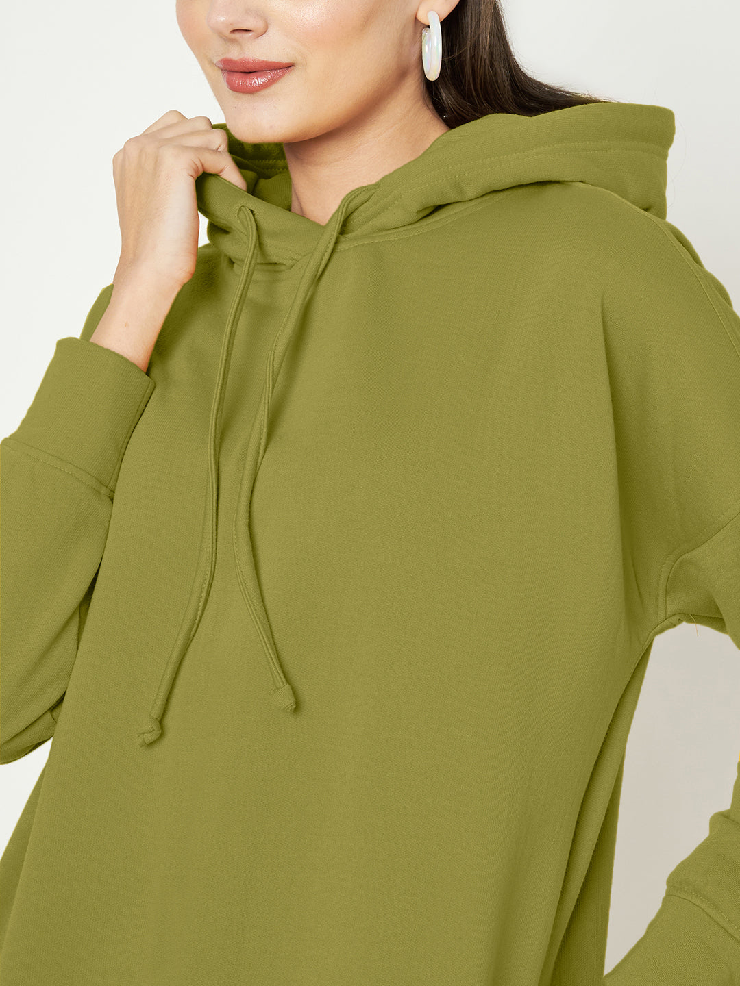 Hooded Longline Sweatshirt