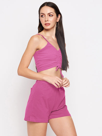 Cotton Top & Shorts Co-Ords