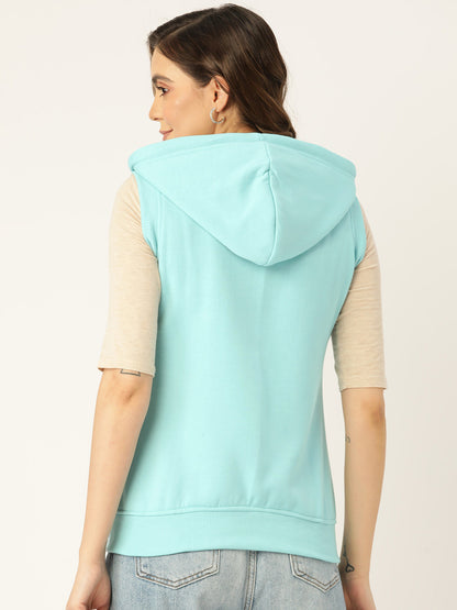 Sleeveless Hooded Sweatshirt