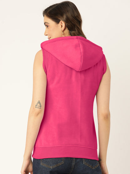 Sleeveless Hooded Sweatshirt