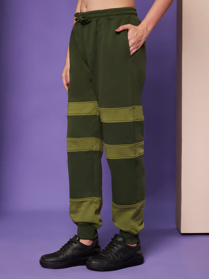 Colourblocked Wrinkle Free Zip Trousers