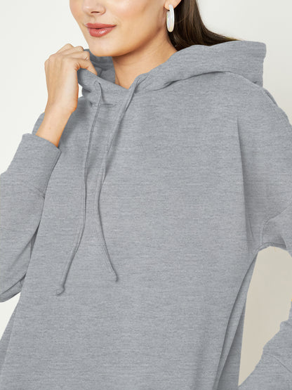 Hooded Longline Sweatshirt