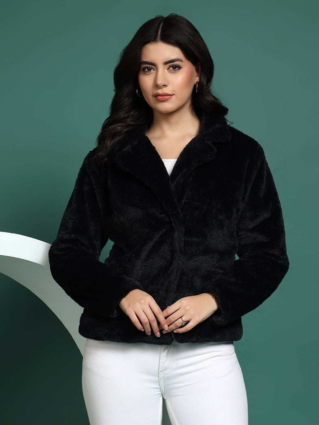 Single-Breasted Winter Coat