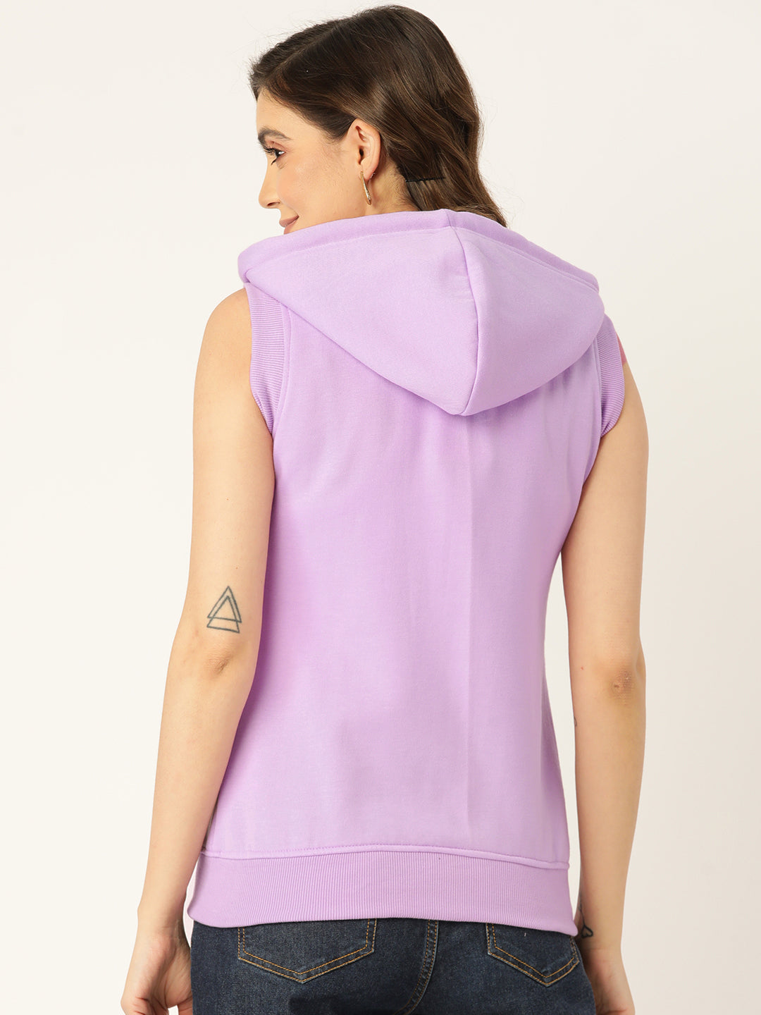 Sleeveless Hooded Sweatshirt
