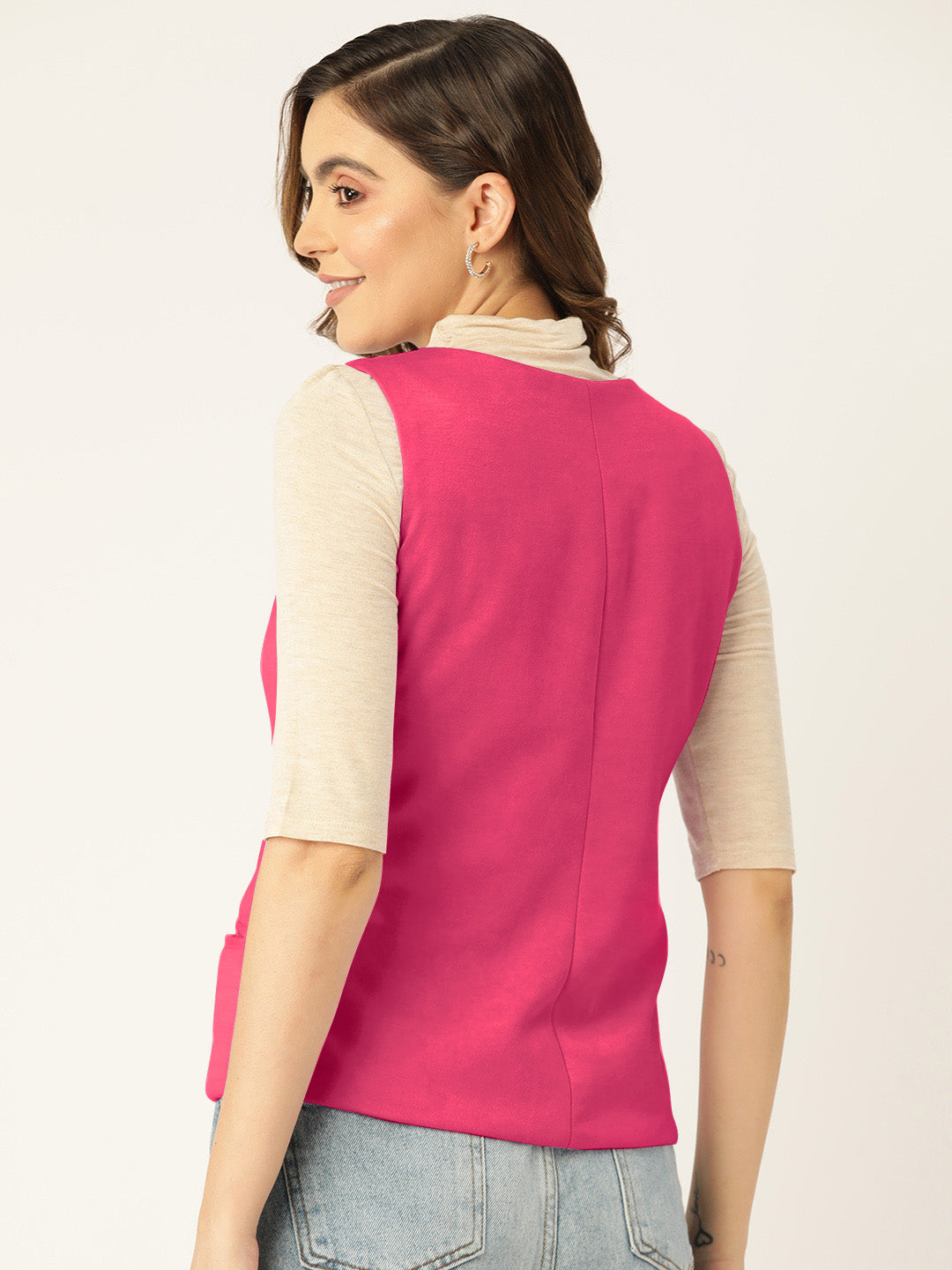 V-Neck Fleece Waistcoat