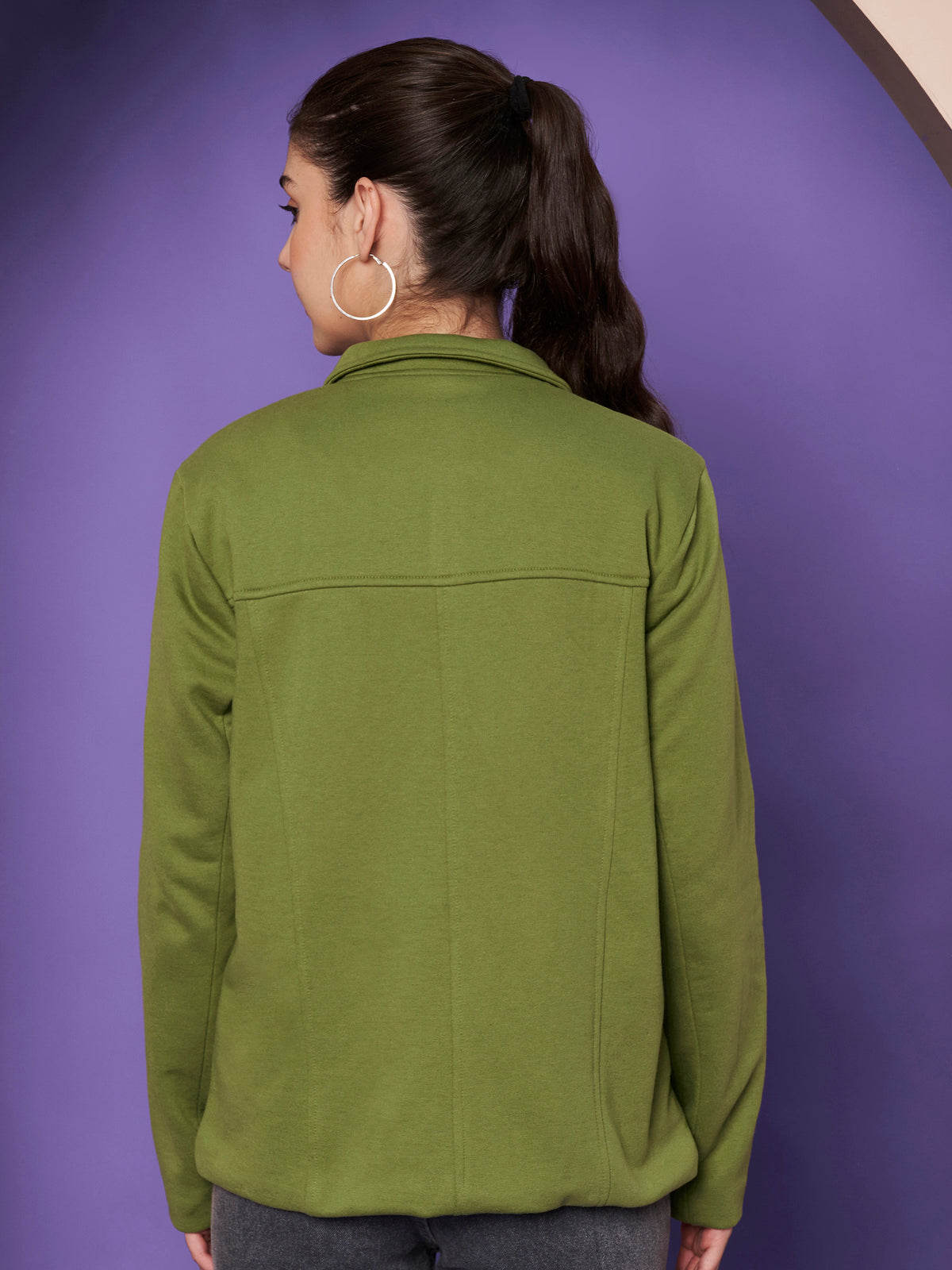 Casual Fleece Buttoned Jacket