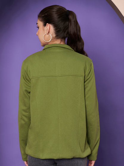 Casual Fleece Buttoned Jacket