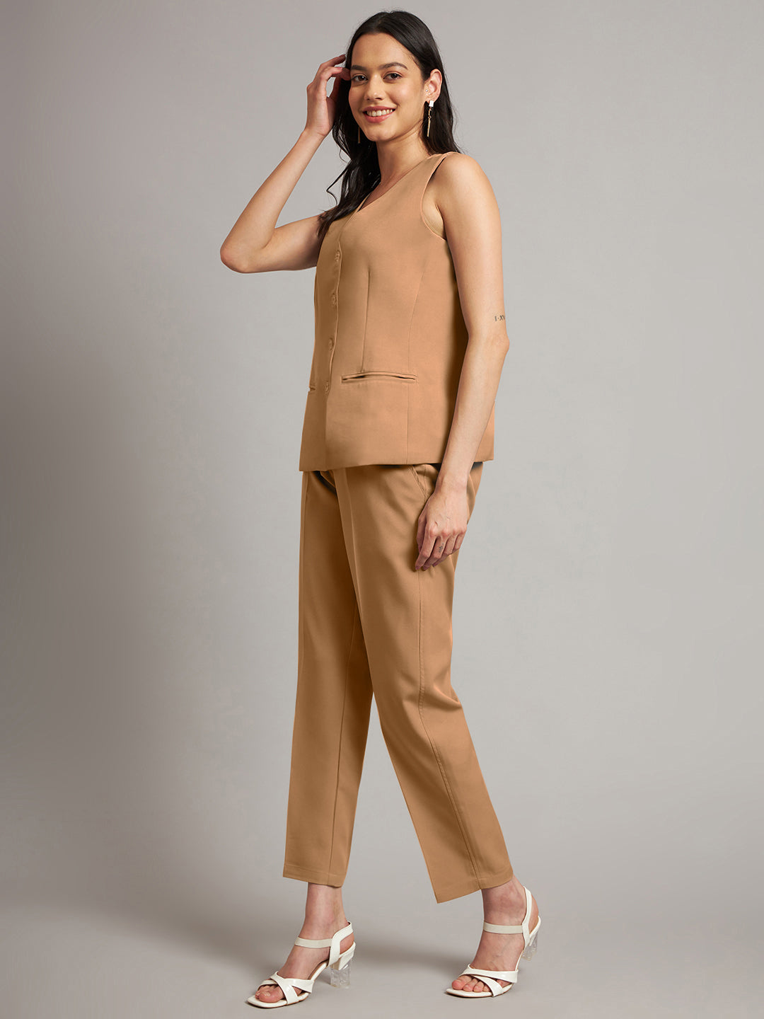 Waistcoat With Trousers Suit