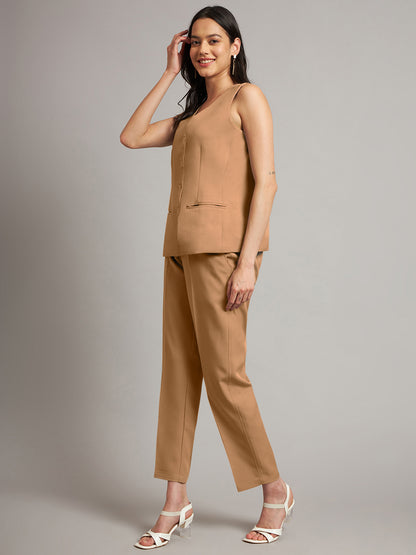 Waistcoat With Trousers Suit