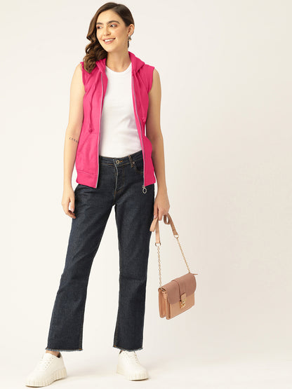 Sleeveless Hooded Sweatshirt