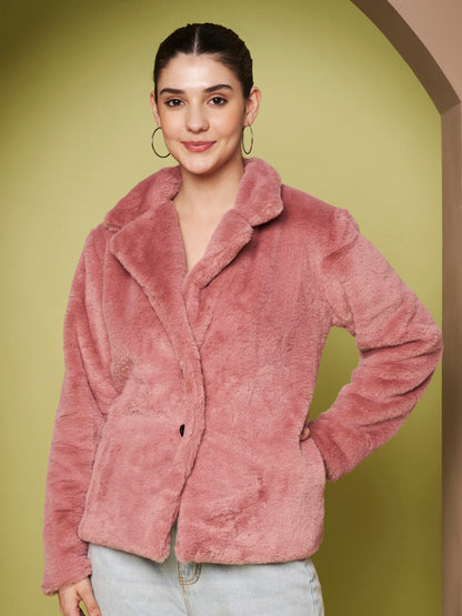 Single-Breasted Winter Coat