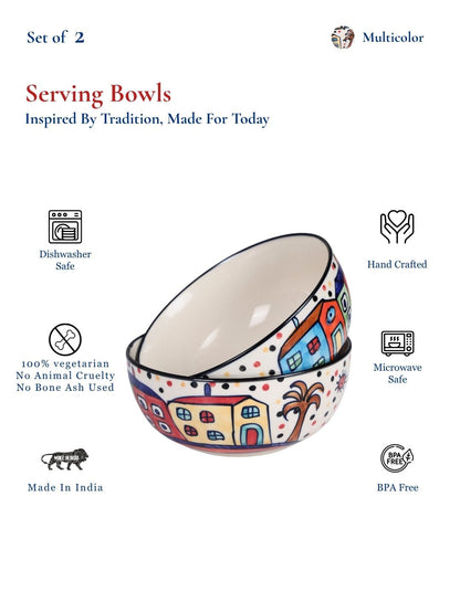 Dinner Serving Bowls | 900 ml