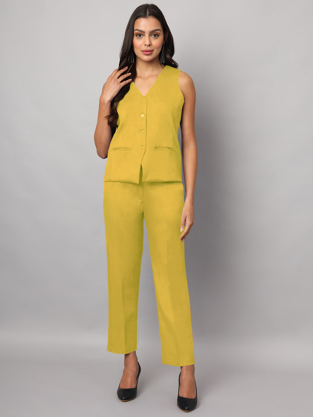 Waistcoat With Trousers Suit