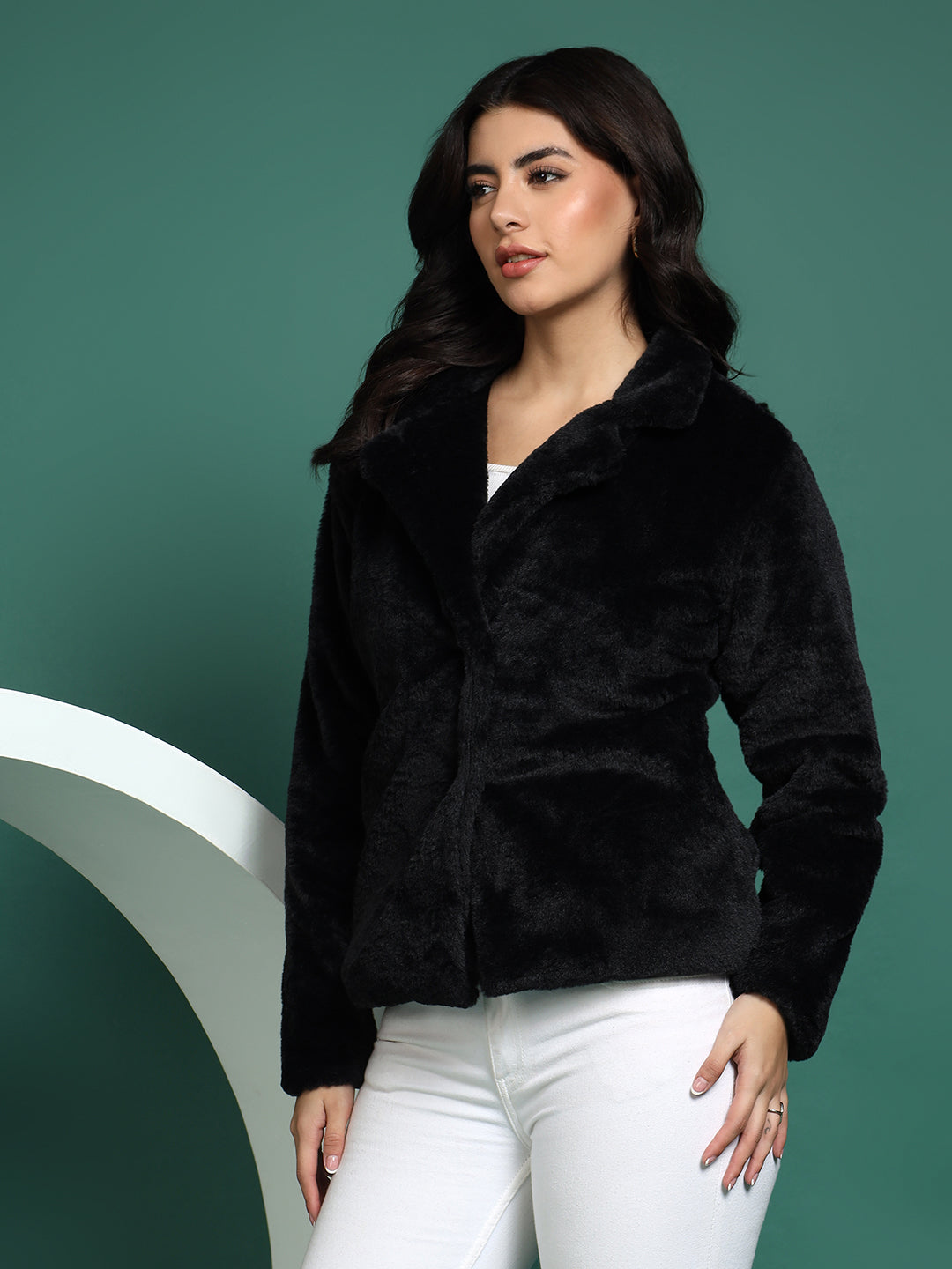 Single-Breasted Winter Coat