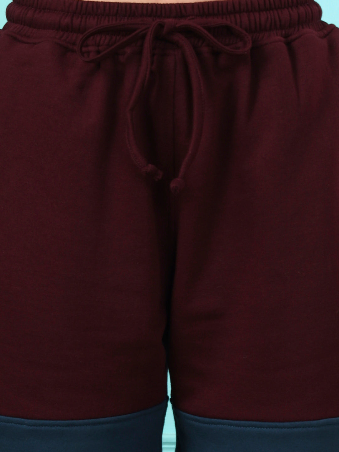 Colourblocked Wrinkle Free Zip Trousers