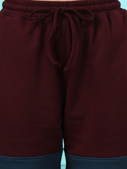 Colourblocked Wrinkle Free Zip Trousers