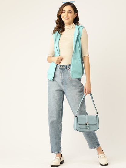 Sleeveless Hooded Sweatshirt