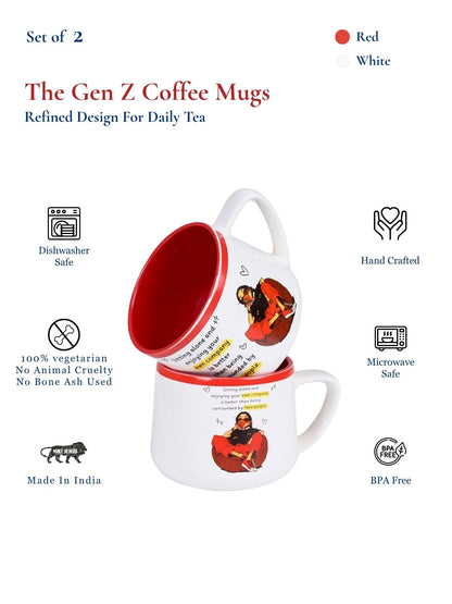 Gen-Z Coffee Mugs - 375 ml